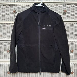 Figs on shift Black Fleece Jacket size Small